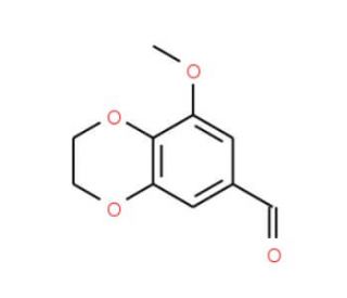 8-methoxy-2,3-dihydro-1,4-benzodioxine-6-carbaldehyde - chemical structure image