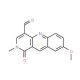 8-methoxy-2-methyl-1-oxo-1,2-dihydrobenzo[b]-1,6-naphthyridine-4-carbaldehyde (CAS 88752-83-4) - chemical structure image