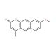 8-Methoxy-4-methylbenzo[g]coumarin (CAS 69169-71-7) - chemical structure image