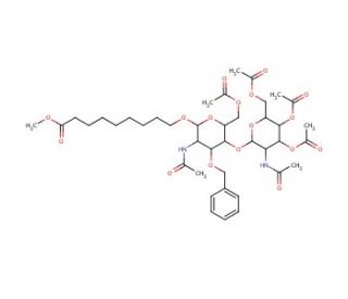 8-Methoxycarbonyloctyl-2-deoxy-2-acetamido-3-O-benzyl-4-O-(3&prime;,4&prime;,6&prime;-tri-O-acetyl-2&prime;-deoxy-2&prime;acetamido-&beta;-D-glucopyranosyl)-&beta;-D