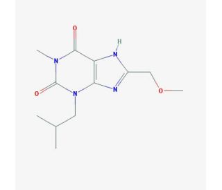 8-Methoxymethyl-IBMX (CAS 78033-08-6) - chemical structure image
