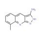 8-Methyl-1H-pyrazolo[3,4-b]quinolin-3-ylamine - chemical structure image