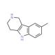 8-Methyl-2,3,4,5-tetrahydro-1H-pyrido[4,3-b]-indole (CAS 64172-41-4) - chemical structure image