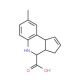 8-Methyl-3a,4,5,9b-tetrahydro-3H-cyclopenta[c]-quinoline-4-carboxylic acid - chemical structure image