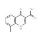 8-Methyl-4-oxo-1,4-dihydro-quinoline-3-carboxylic acid - chemical structure image