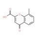 8-Methyl-4-oxo-4H-chromene-2-carboxylic acid (CAS 38243-78-6) - chemical structure image