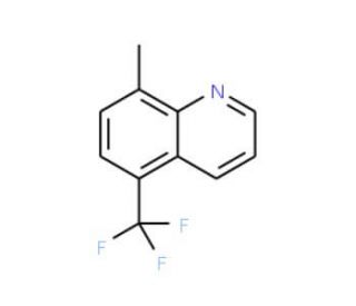 8-Methyl-5-(trifluoromethyl)quinoline (CAS 868668-58-0) - chemical structure image