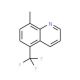 8-Methyl-5-(trifluoromethyl)quinoline (CAS 868668-58-0) - chemical structure image