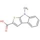 8-methyl-8H-thieno[2,3-b]indole-2-carboxylic acid - chemical structure image