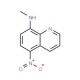 8-Methylamino-5--nitroquinolilne (CAS 152810-27-0) - chemical structure image