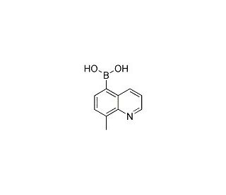 8-Methylquinoline-5-boronic acid (CAS 1025010-58-5) - chemical structure image