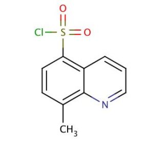 8-methylquinoline-5-sulfonyl chloride (CAS 120164-05-8) - chemical structure image