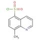 8-methylquinoline-5-sulfonyl chloride (CAS 120164-05-8) - chemical structure image