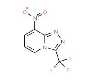 8-Nitro-3-(trifluoromethyl)[1,2,4]triazolo[4,3-a]pyridine - chemical structure image