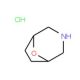 8-Oxa-3-azabicyclo[3.2.1]octane hydrochloride (CAS 54745-74-3) - chemical structure image