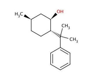 (&minus;)-8-Phenylmenthol (CAS 65253-04-5) - chemical structure image