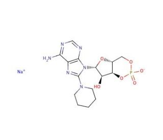 8-PIP-cAMP (CAS 31357-06-9) - chemical structure image