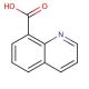 8-Quinolinecarboxylic acid (CAS 86-59-9) - chemical structure image