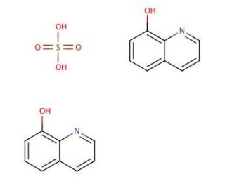 8-Quinolinol hemisulfate salt (CAS 134-31-6) - chemical structure image