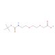 8-tert-Butyloxycarbonylamino-3,6-dioxaoctanoic Acid (CAS 108466-89-3) - chemical structure image