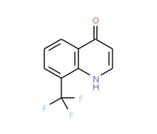 8-Trifluoromethyl-4-quinolinol (CAS 93919-57-4) - chemical structure image
