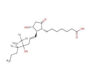 (8R,12R,11R,16RS)-Misoprostol Acid-d5 - chemical structure image