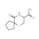 (8S)-10-oxo-6-thia-9-azaspiro[4.5]decane-8-carboxylic acid - chemical structure image