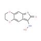 (8Z)-2,3-dihydro-6H-[1,4]dioxino[2,3-f]indole-7,8-dione 8-oxime - chemical structure image