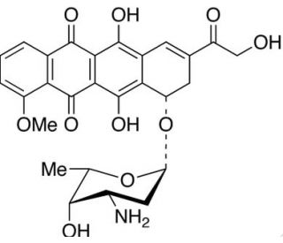 9,10-Anhydro Doxorubicin (CAS 80996-23-2) - chemical structure image