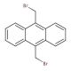 9,10-Bis(bromomethyl)anthracene (CAS 34373-96-1) - chemical structure image