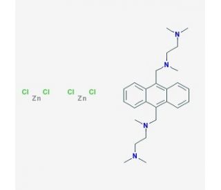 9,10-Bis(TMEDA)anthracene biszinc chloride complex (CAS 106682-14-8) - chemical structure image