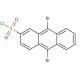 9,10-Dibromoanthracene-2-sulfonyl Chloride (CAS 210174-74-6) - chemical structure image