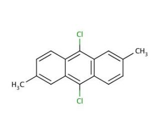 9,10-Dichloro-2,6-dimethylanthracene (CAS 887354-46-3) - chemical structure image