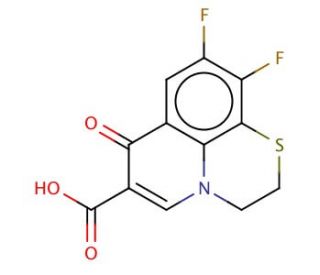 9,10-Difluoro-7-oxo-2,3-dihydro-7H-Pirido[1,2,3-de][1,4]benzothiazine-6-carboxylic acid - chemical structure image