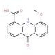 9,10-Dihydro-5-methoxy-9-oxo-4-acridinecarboxylic Acid (CAS 88377-31-5) - chemical structure image