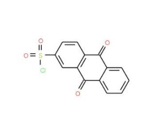 9,10-Dioxo-9,10-dihydroanthracene-2-sulfonyl chloride (CAS 2381-23-9) - chemical structure image