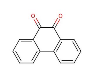 9,10-Phenanthrenequinone (CAS 84-11-7) - chemical structure image