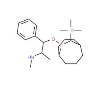 (&minus;)-9-(1R,2R-Pseudoephedrinyl)-(10S)-(trimethylsilyl)-9-borabicyclo[3.3.2]decane - chemical structure image