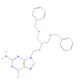 9-[[2-Benzyloxy-1-(benzyloxymethyl)-ethoxy]-methyl]-6-chloroguanine (CAS 84222-47-9) - chemical structure image