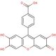9-(4-Carboxyphenyl)-3-fluoron (CAS 219305-27-8) - chemical structure image