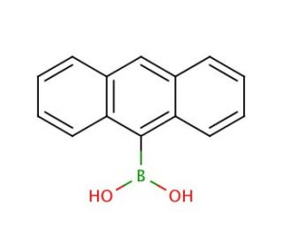 9-Anthraceneboronic acid (CAS 100622-34-2) - chemical structure image