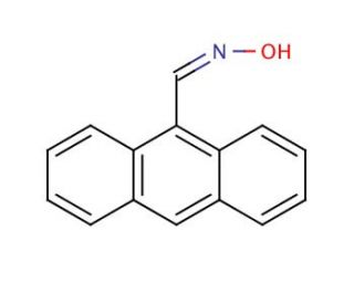 9-Anthraldehyde oxime, predominantly syn (CAS 34810-13-4) - chemical structure image