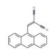 (9-Anthrylmethylene)malononitrile (CAS 55490-87-4) - chemical structure image