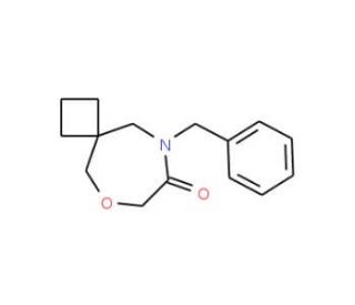 9-Benzyl-6-oxa-9-azaspiro[3.6]decan-8-one (CAS 1160245-66-8) - chemical structure image