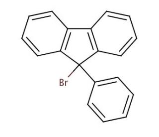 9-Bromo-9-phenylfluorene (CAS 55135-66-5) - chemical structure image