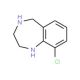 9-Chloro-2,3,4,5-tetrahydro-1H-benzo[e][1,4]diazepine (CAS 886365-62-4) - chemical structure image