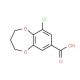 9-Chloro-3,4-dihydro-2H-benzo[b][1,4]dioxepine-7-carboxylic acid - chemical structure image