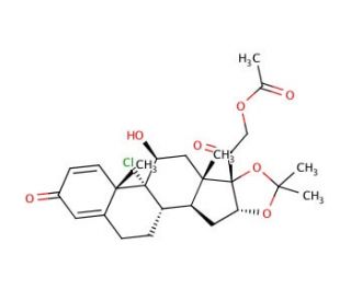 9-Chloro Triamcinolone Acetonide 21-Acetate - chemical structure image