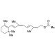 9-cis,13-cis-Retinol 15-Acetate (CAS 29444-27-7) - chemical structure image