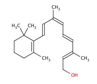 9-cis Retinol (CAS 22737-97-9) - chemical structure image